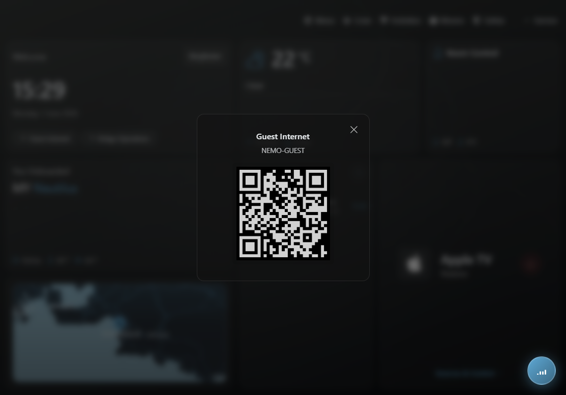 PACK UI wifi profiles screenshot